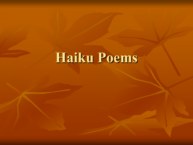 The Simplicity Of Haiku Poems | Valley Haiku